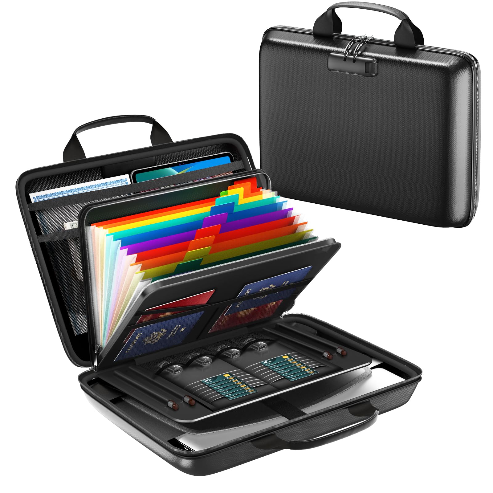 Amazon.com: HIBWN Fireproof Document Box, Hard Case Fireproof File